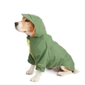 Backcountry X Petco dog rain jacket hoodie size large